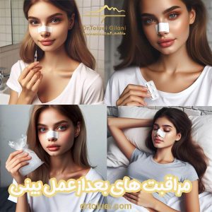 مراقبت های بعد از جراحی بینی - دکتر محمود حسین طلوعی - drtoluei.com